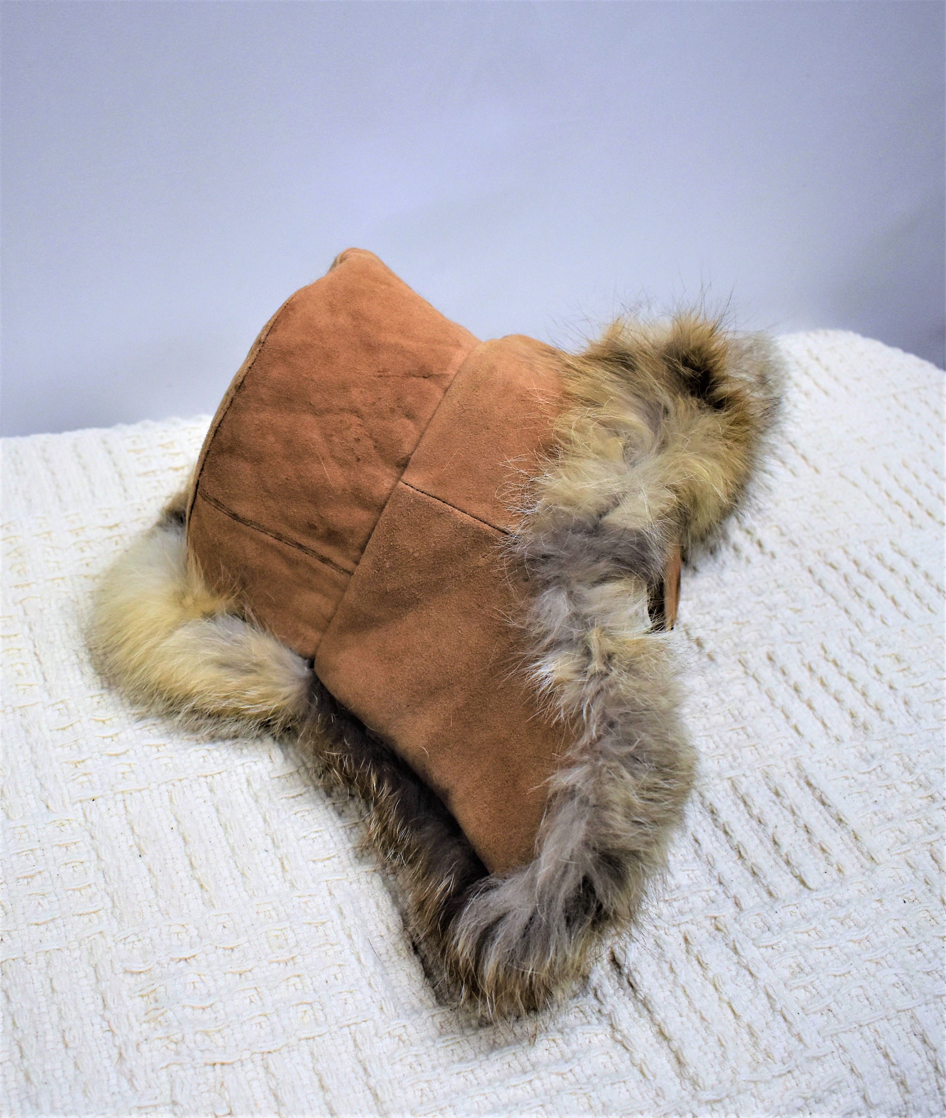 Vintage Klondike Trapper Hat - Fox Fur China 1961 - Size 7 Medium ...